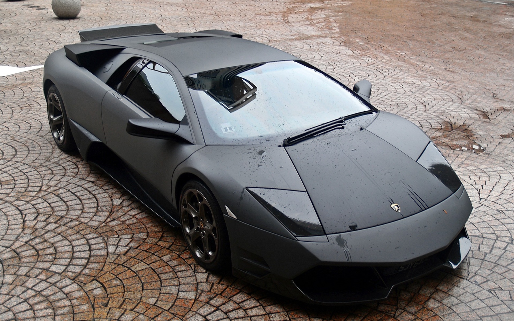 Black Lamborghini Matte wallpaper | 1680x1050 | #16293