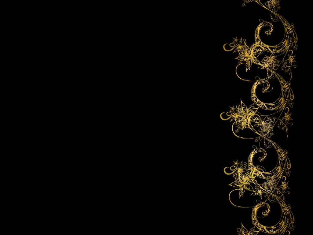Cool Black and Gold wallpaper | 1024x768 | #32695