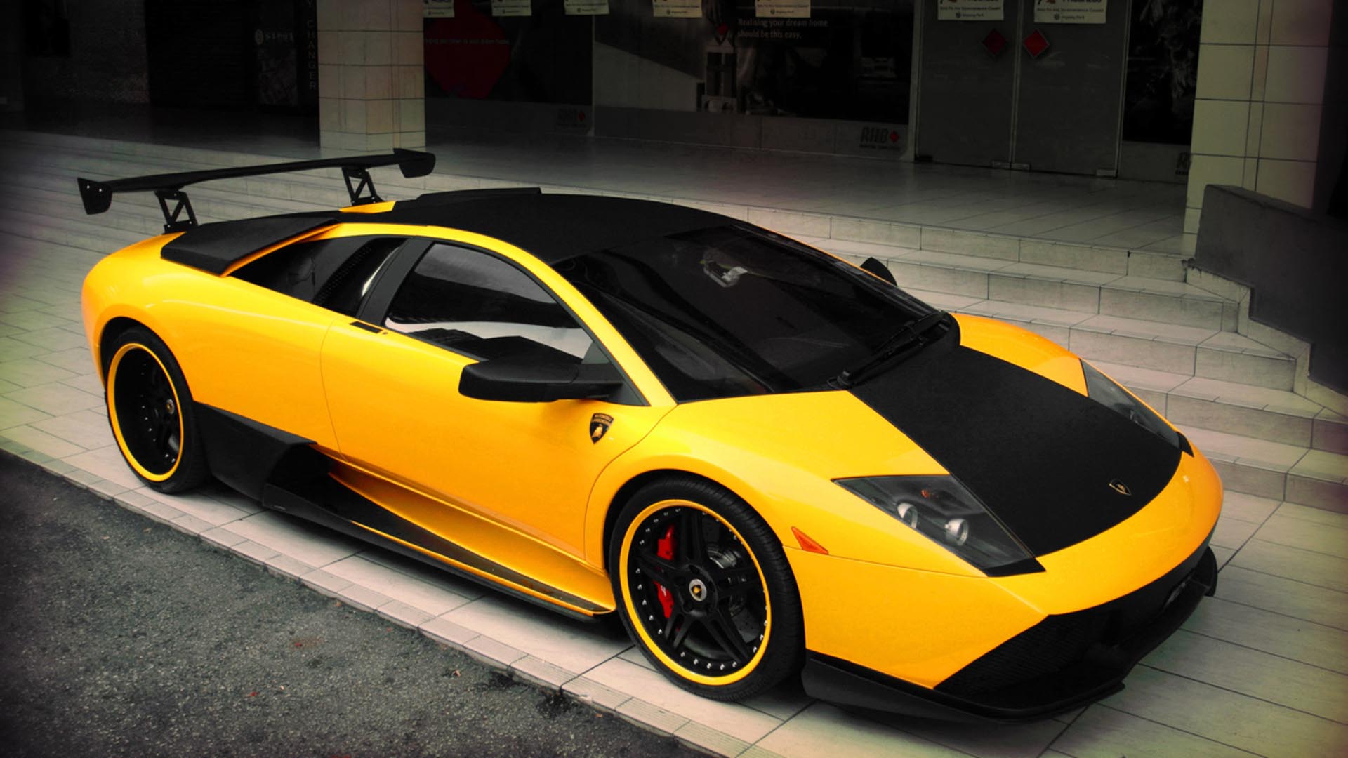 Cool Yellow Lamborghini wallpaper | 1920x1080 | #16596
