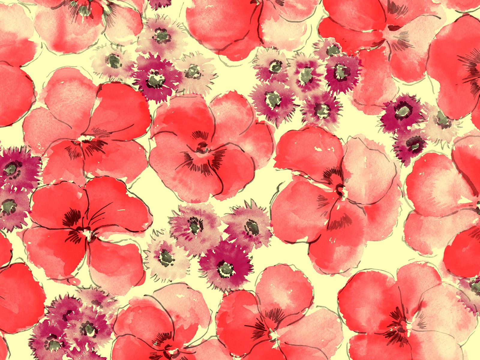 Floral Pattern wallpaper | 1600x1200 | #51580