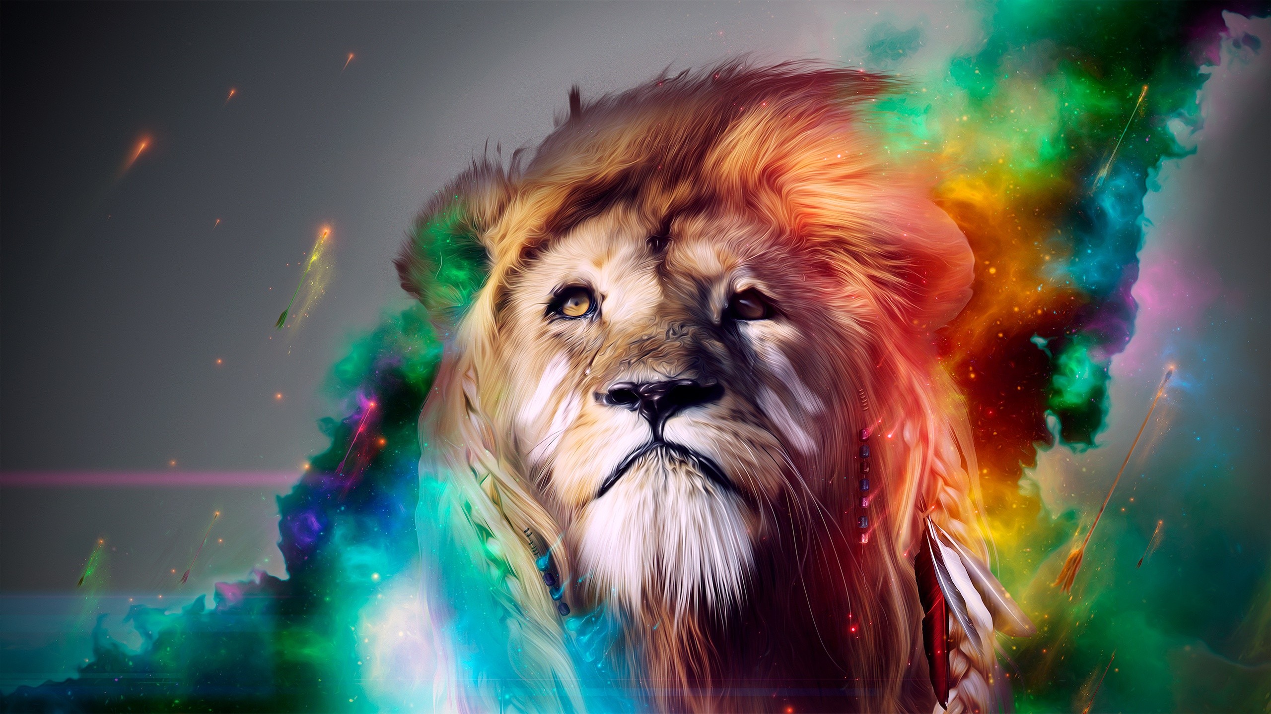 Lion Background Wallpaper 2560x1440 13646