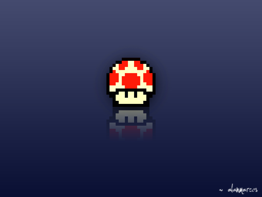 Mario Mushroom Wallpaper 1024x768 784