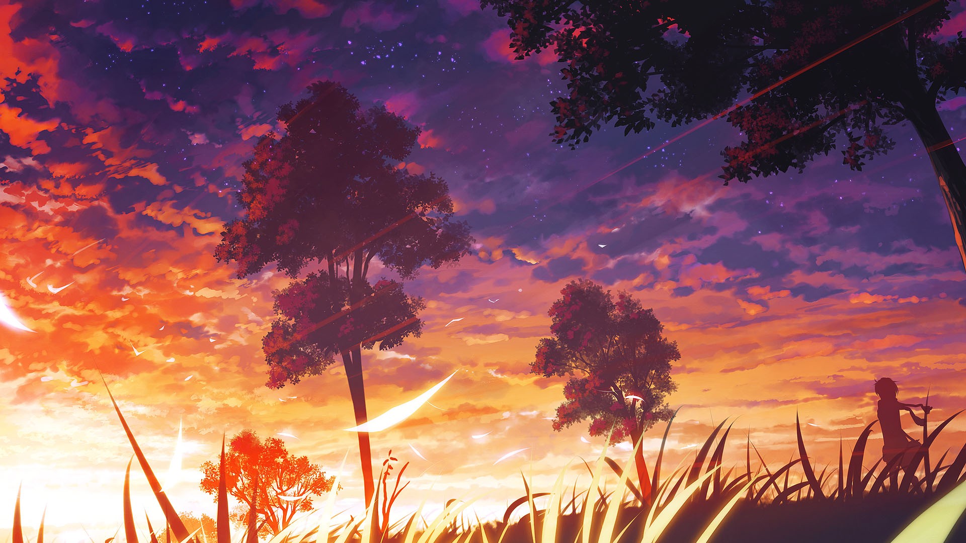 Stunning Anime Scenery wallpaper | 1920x1080 | #14925