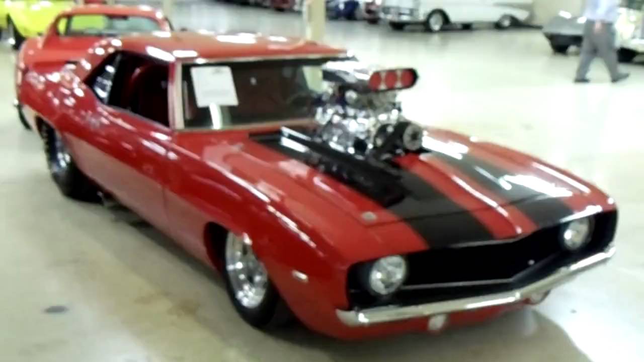 1969 Chevrolet Camaro Prostreet Supercharged Hot Rod Red