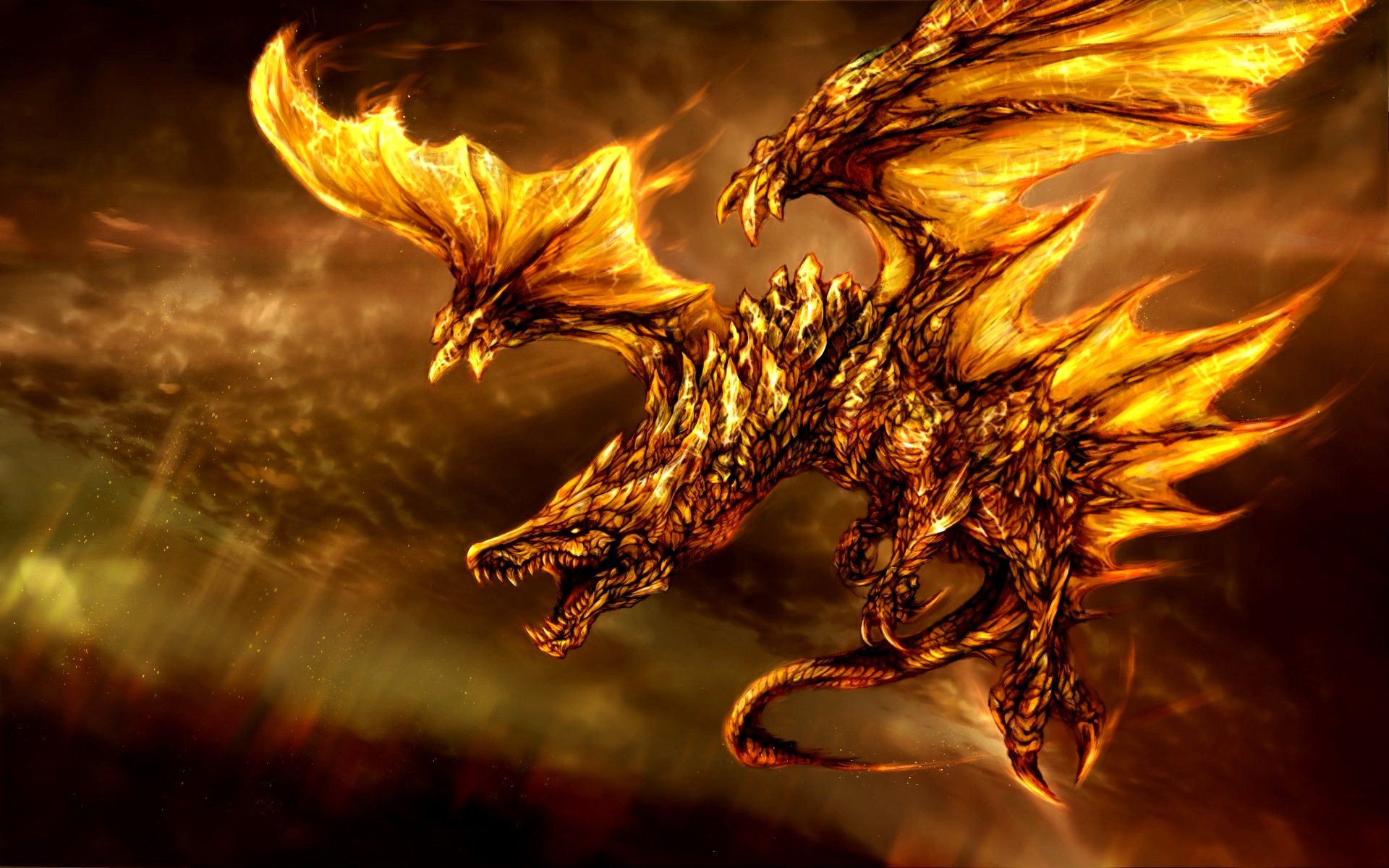 3D Fantasy Dragon Cool HD