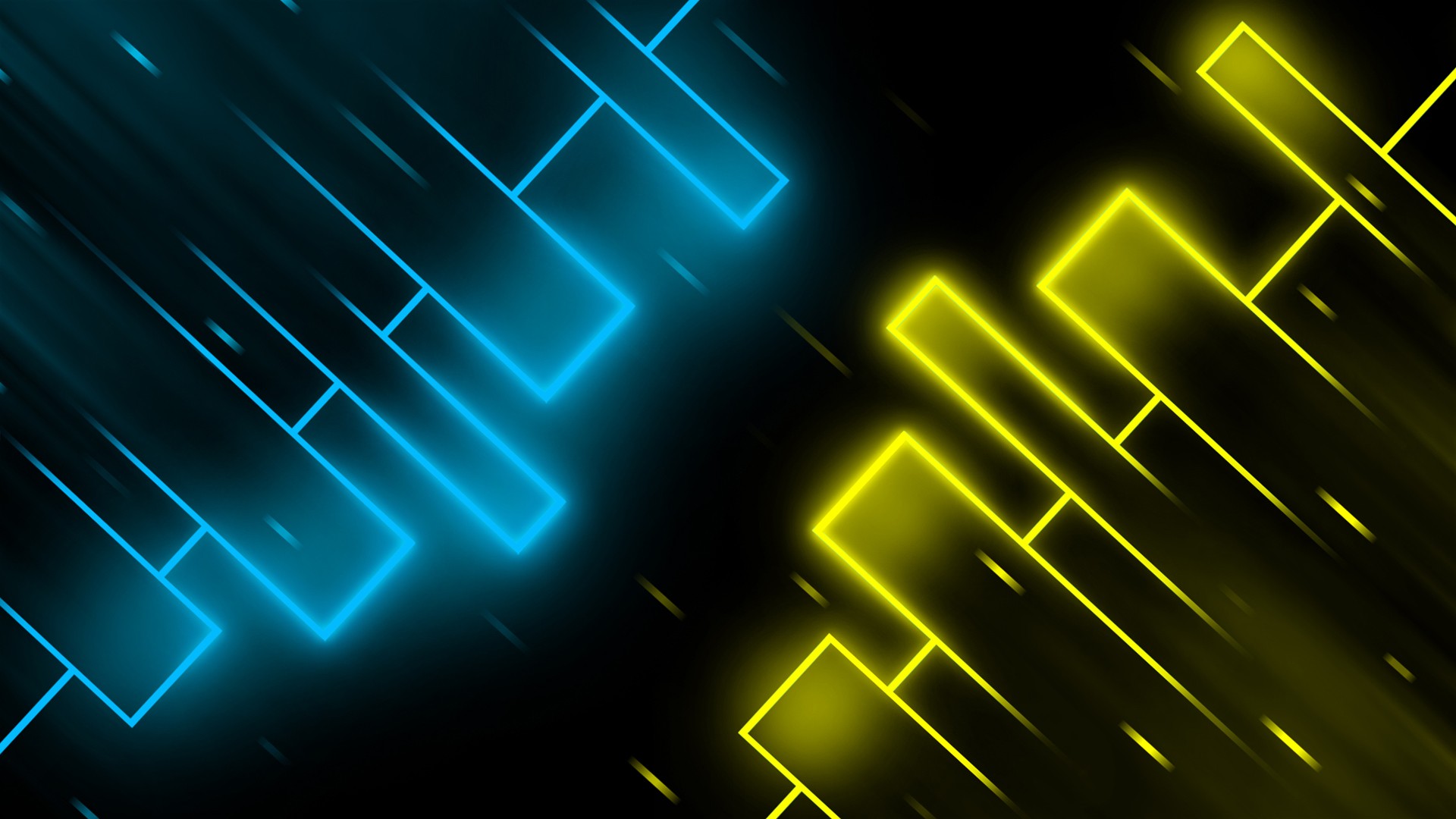Blue Yellow Abstract Wallpapers
