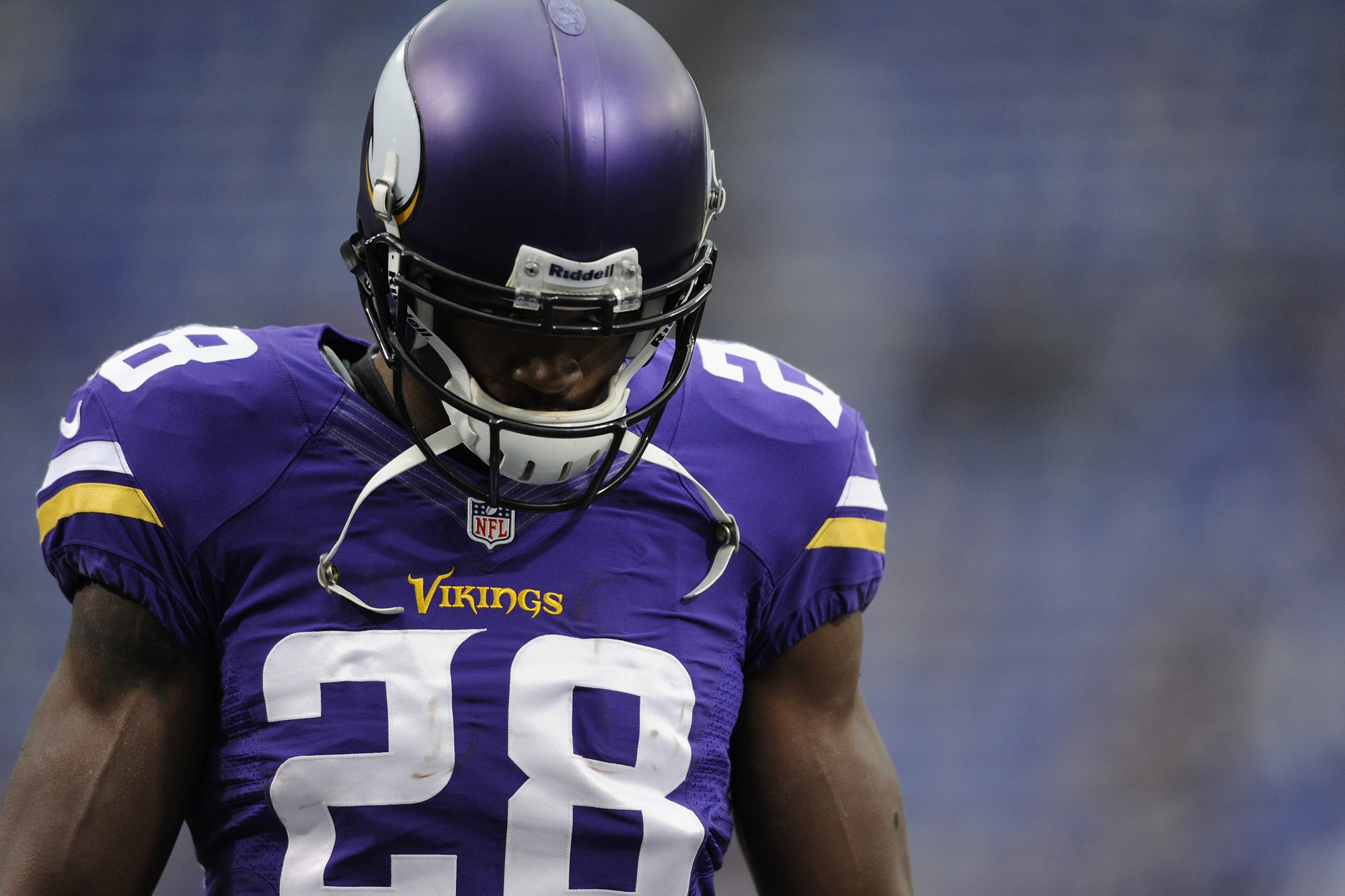 Adrian Peterson's 2-year-old son was allegedly beaten to death this week. Photo: Getty Images