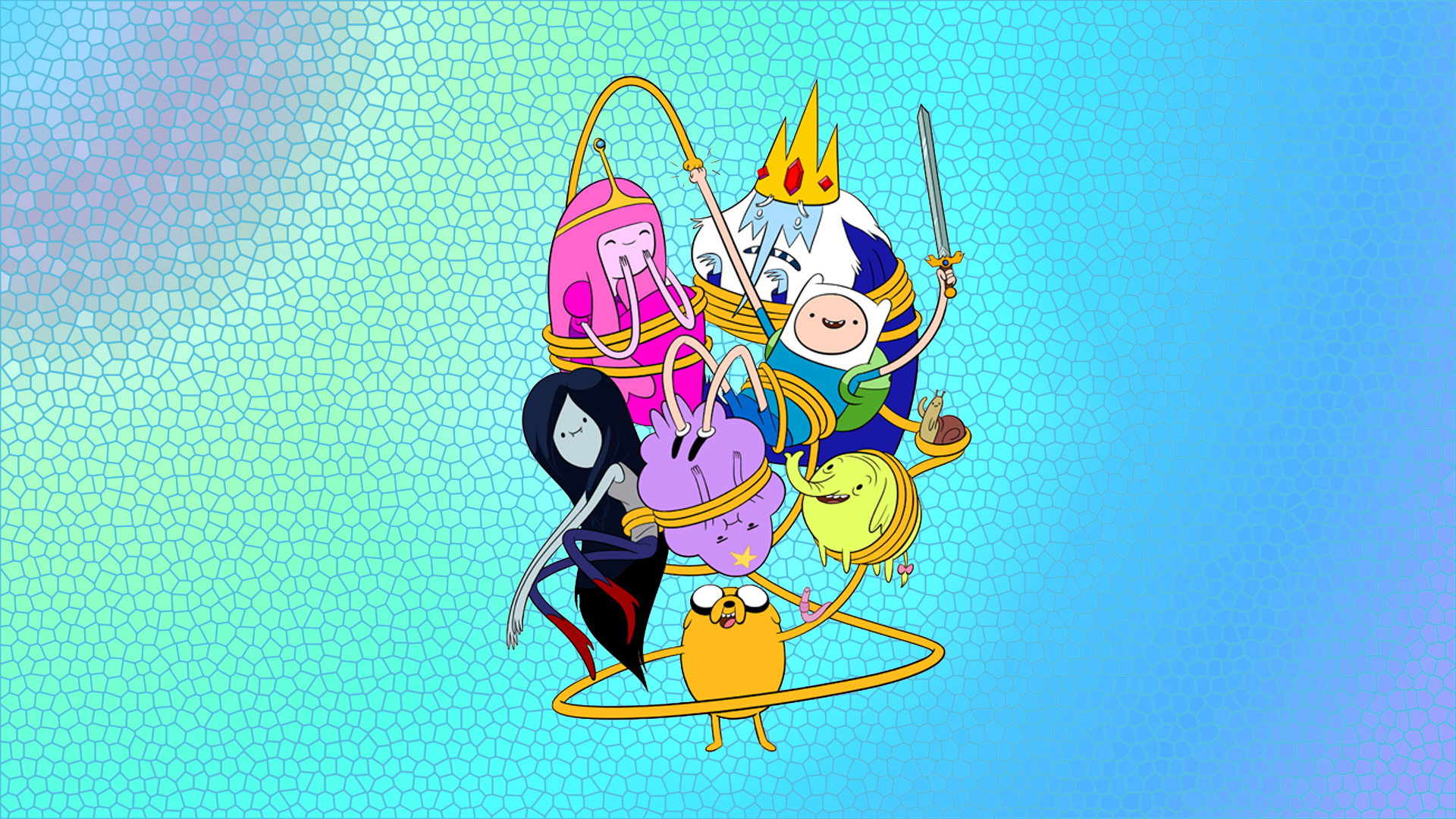 Adventure time wallpaper version 2 by kawaii-panic