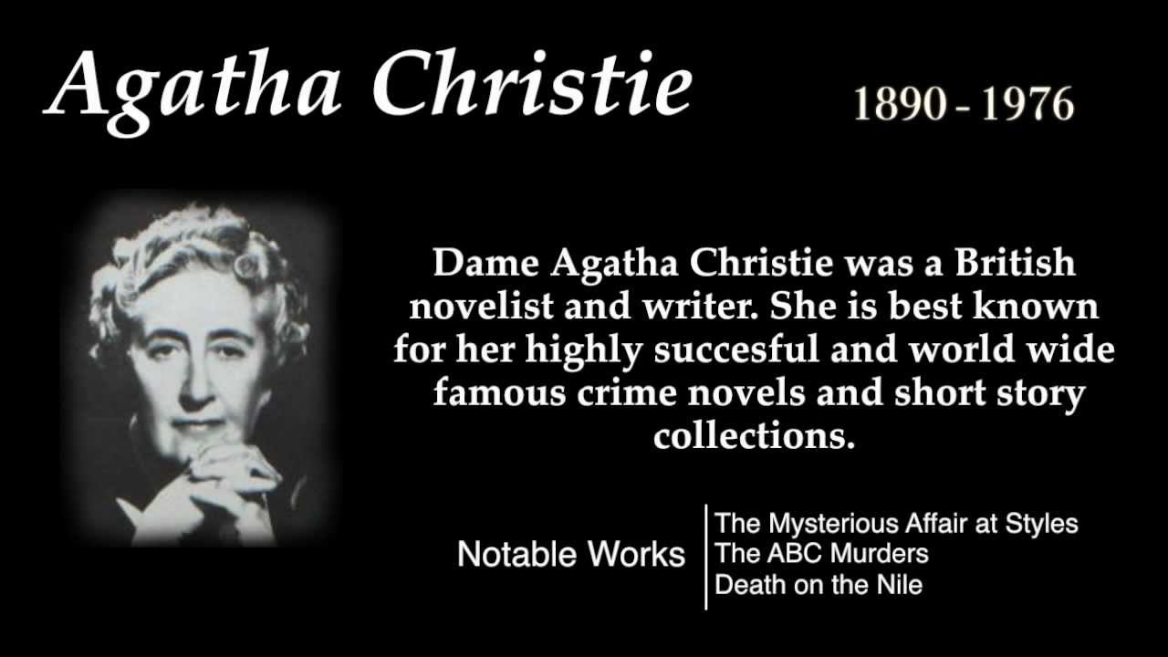 Agatha Christie - Top 10 Quotes