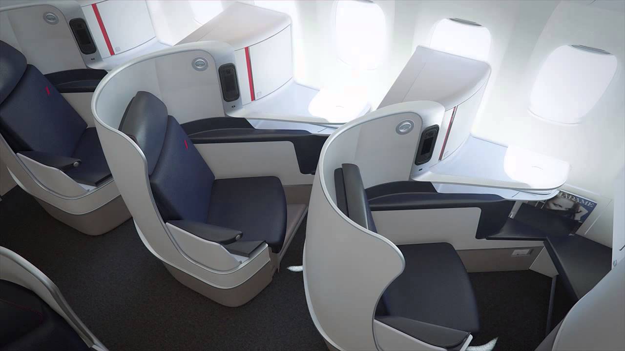 The new 2014 Air France business class
