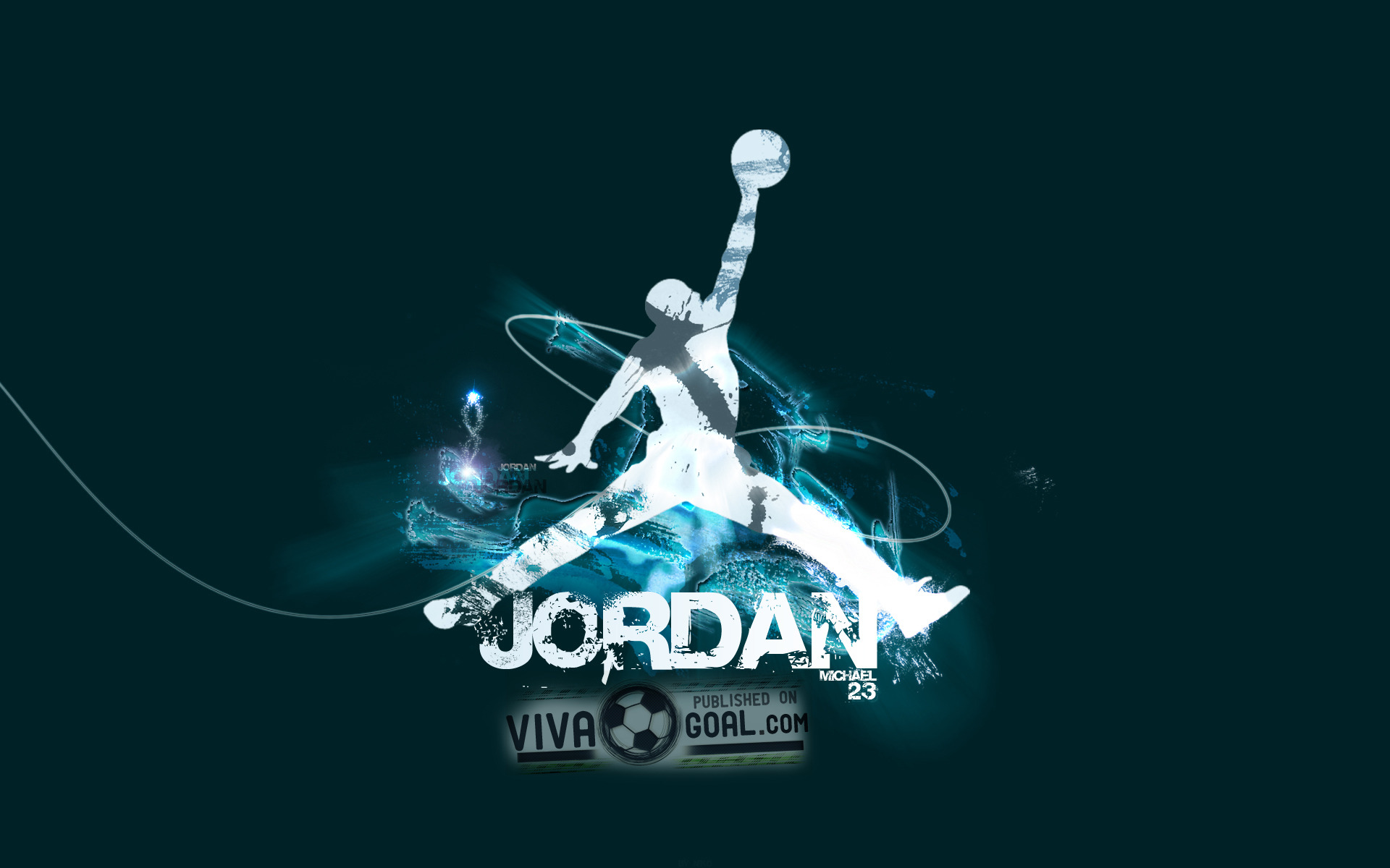 Air Jordan logo wallpaper