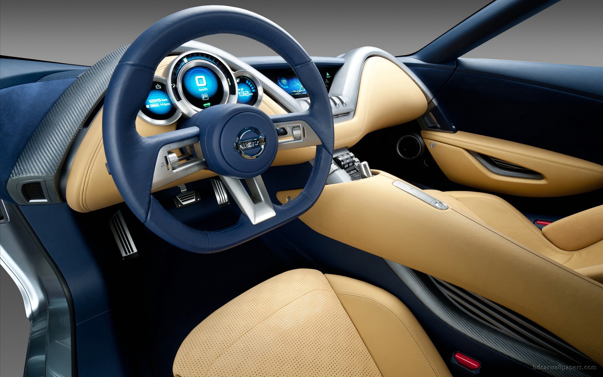 6225 views 2011 Nissan Electric Sports Concept Car Interior