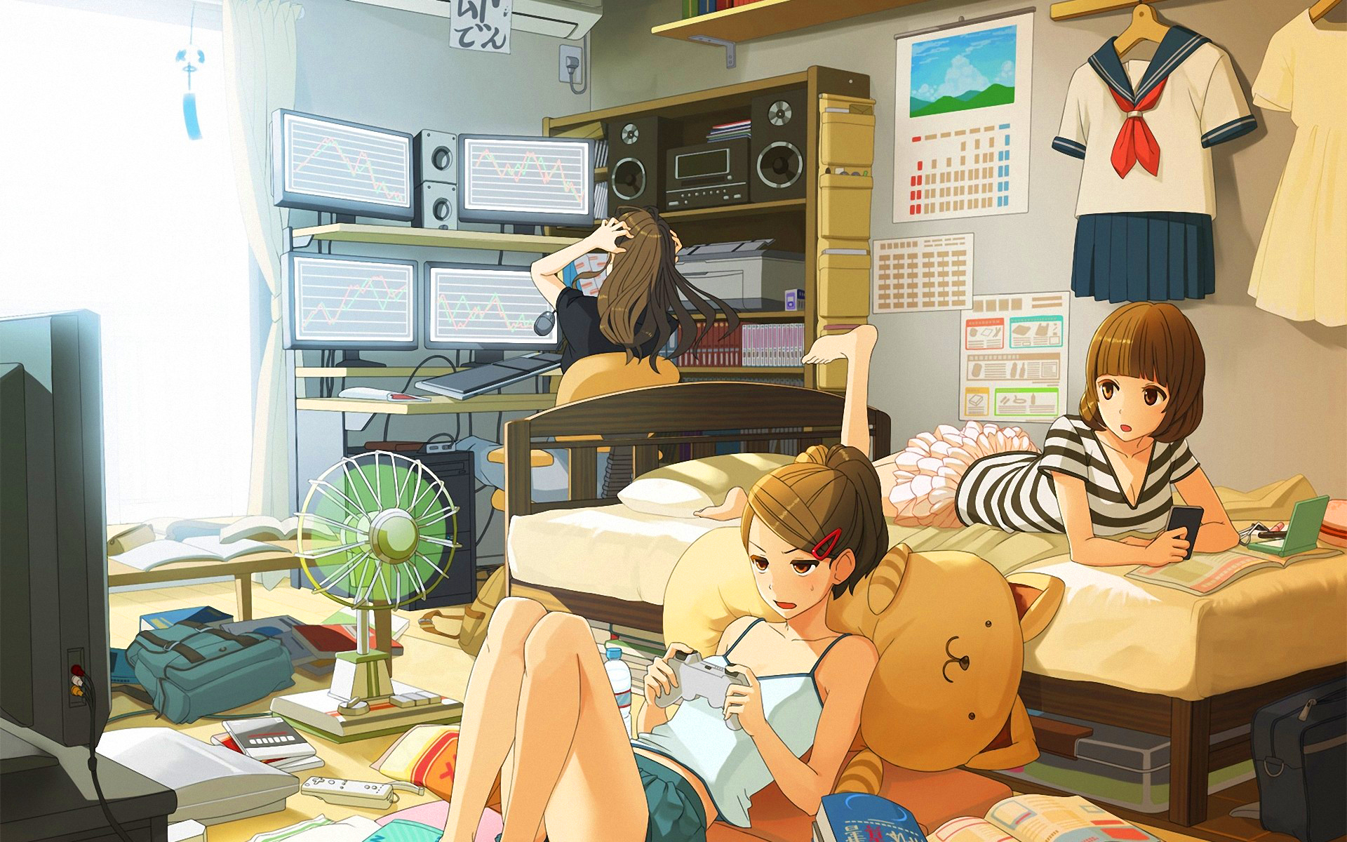 Anime girls room