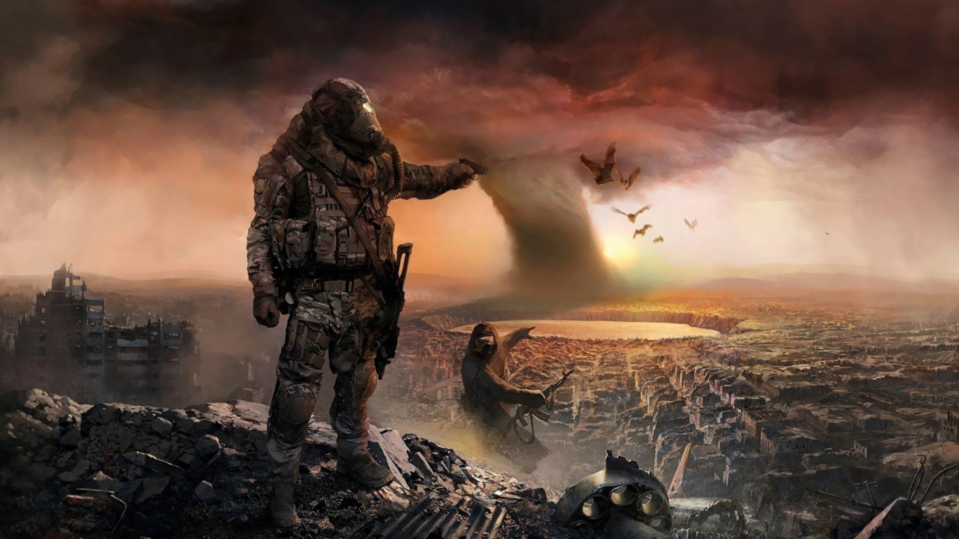 apocalypse fantasy art wallpaper background