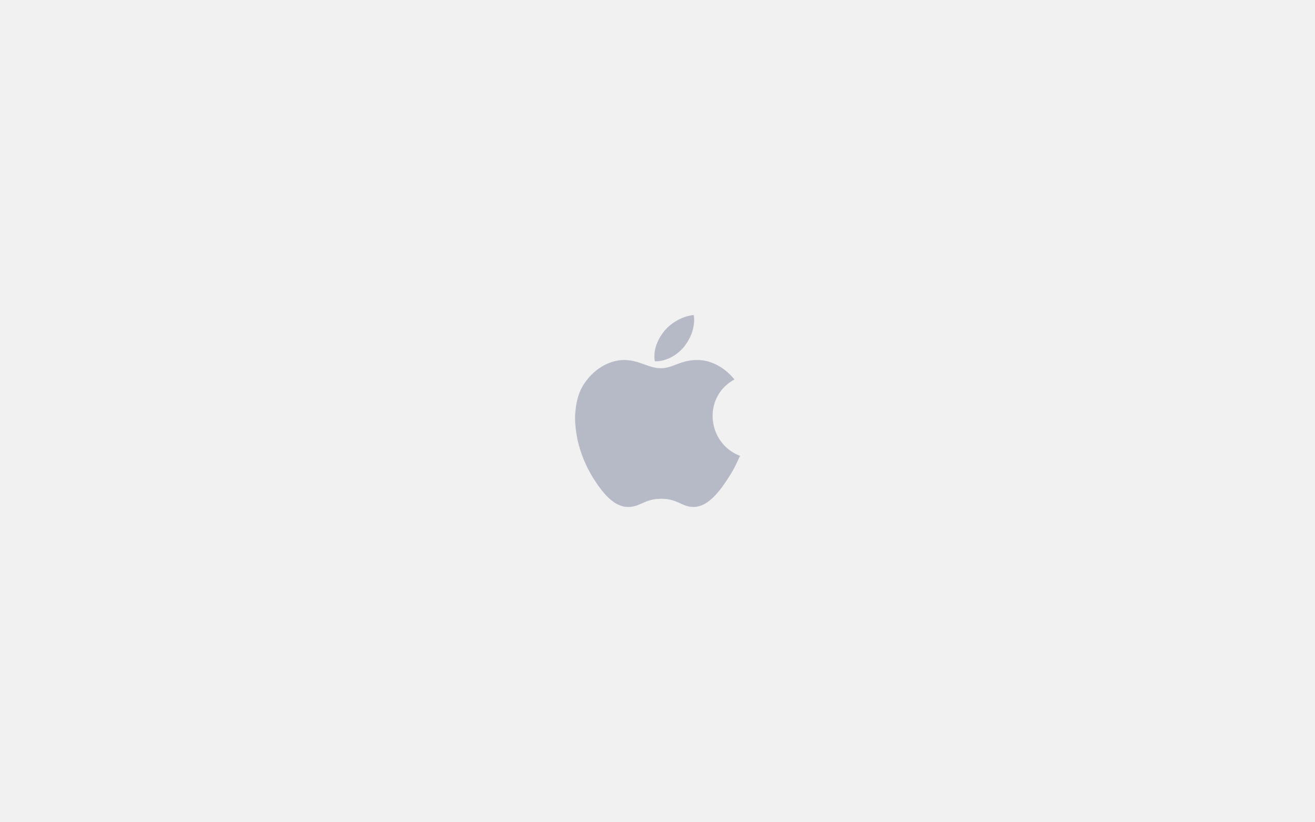 ... White Apple Logo Wallpaper