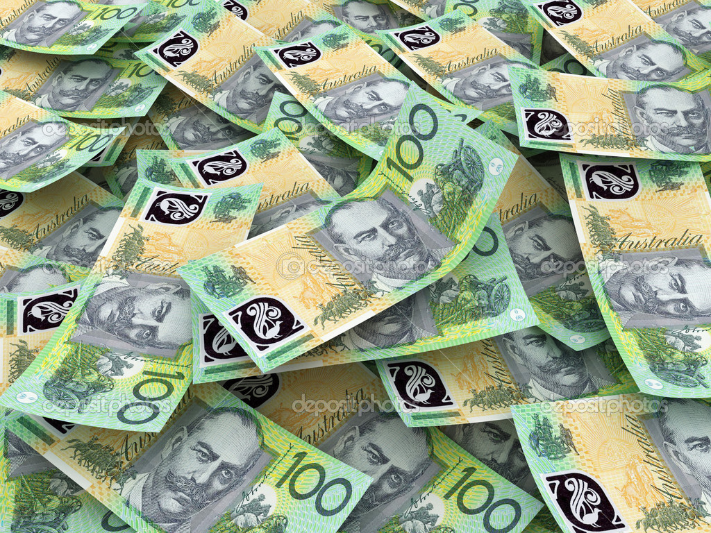 Australian Currency Close-up. 100 AUD — Photo by dacasdo
