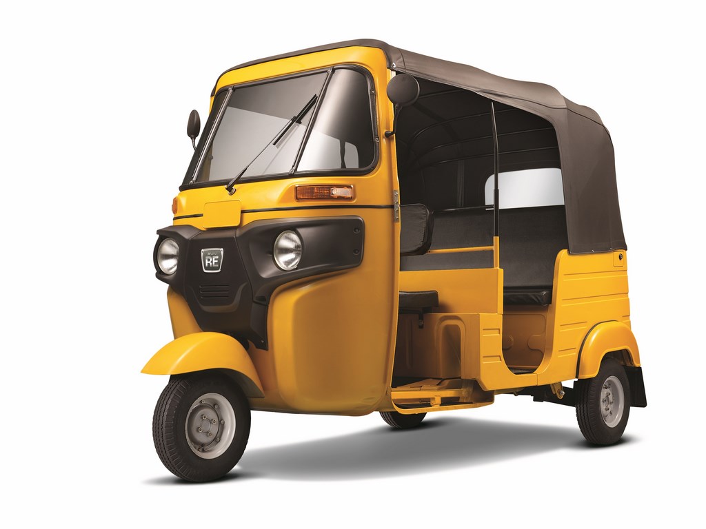 Bajaj Auto Rickshaw yellow