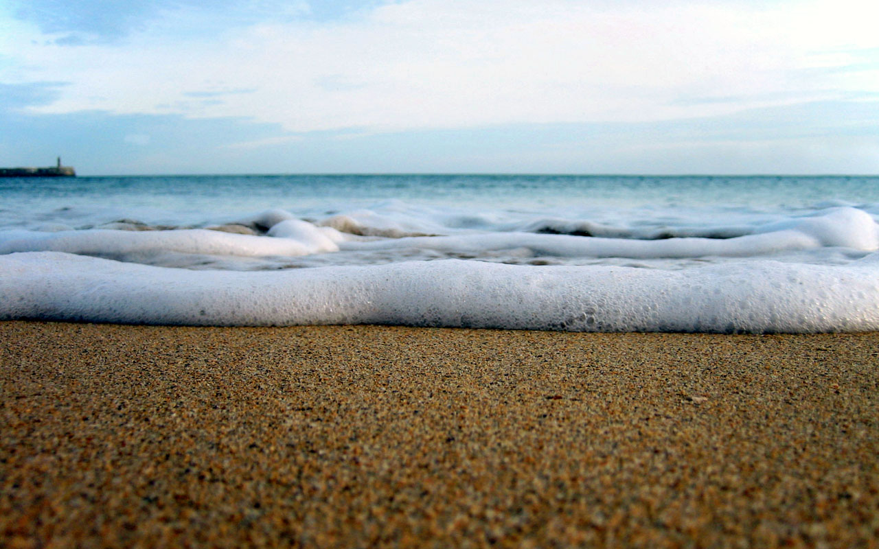 Beach wallpaper sand sea ocean