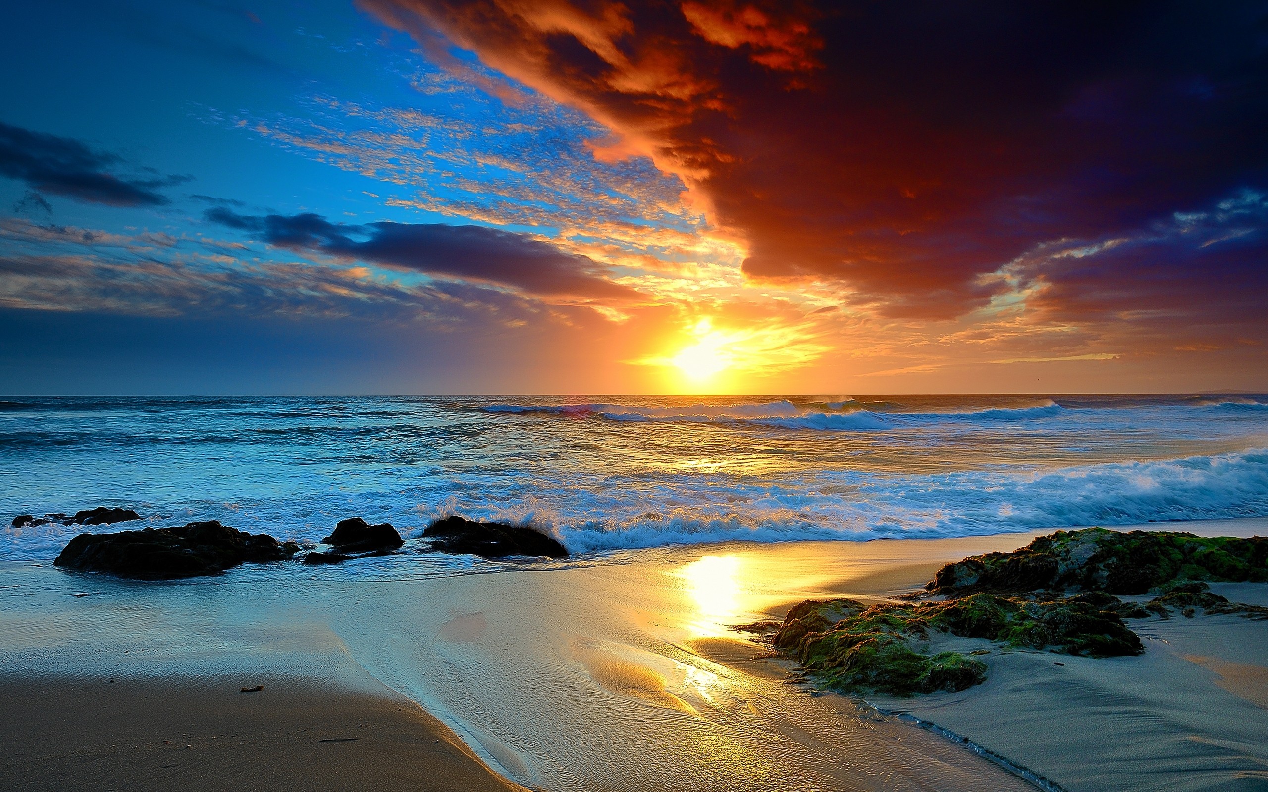 View And Download Free Beach Sunset Wallpapers,