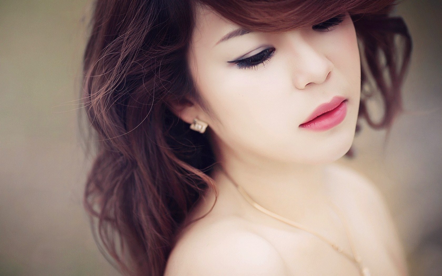 Beautiful Asian Girl Portrait