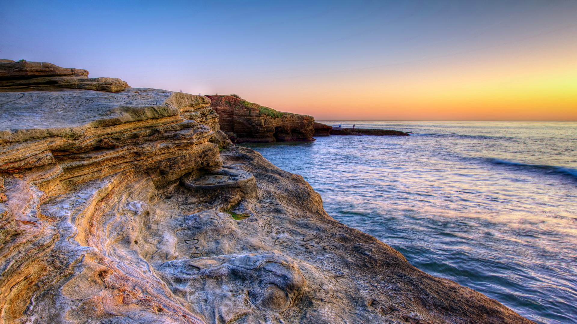 Beautiful Rocky Seashore Near San Diego Hd Desktop Background HD wallpapers