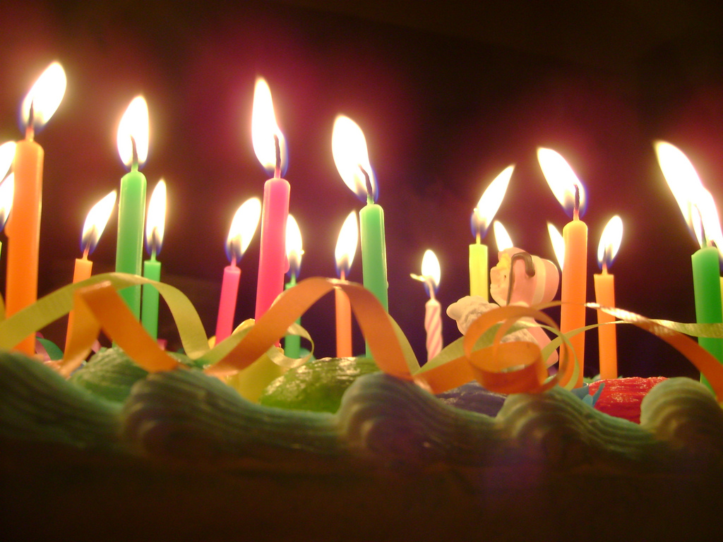 ... birthday cake candles cake | by viktrav