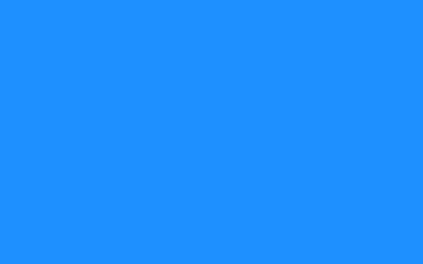 1680x1050 Dodger Blue Solid Color Background