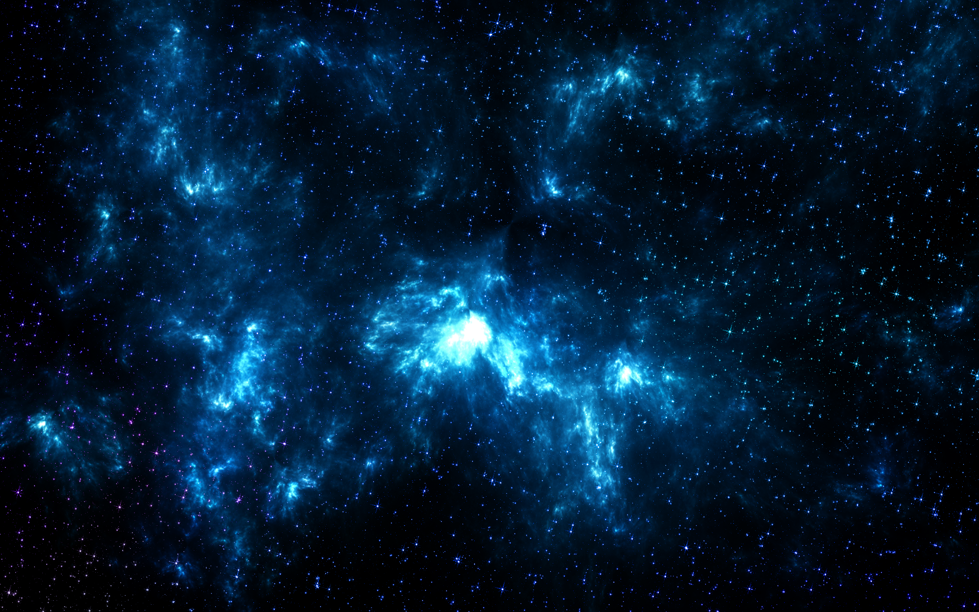 Awesome Blue Space Wallpaper