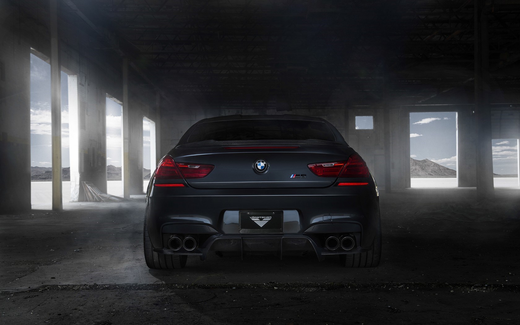 BMW M6 Coupe F13 Black Tuning Car
