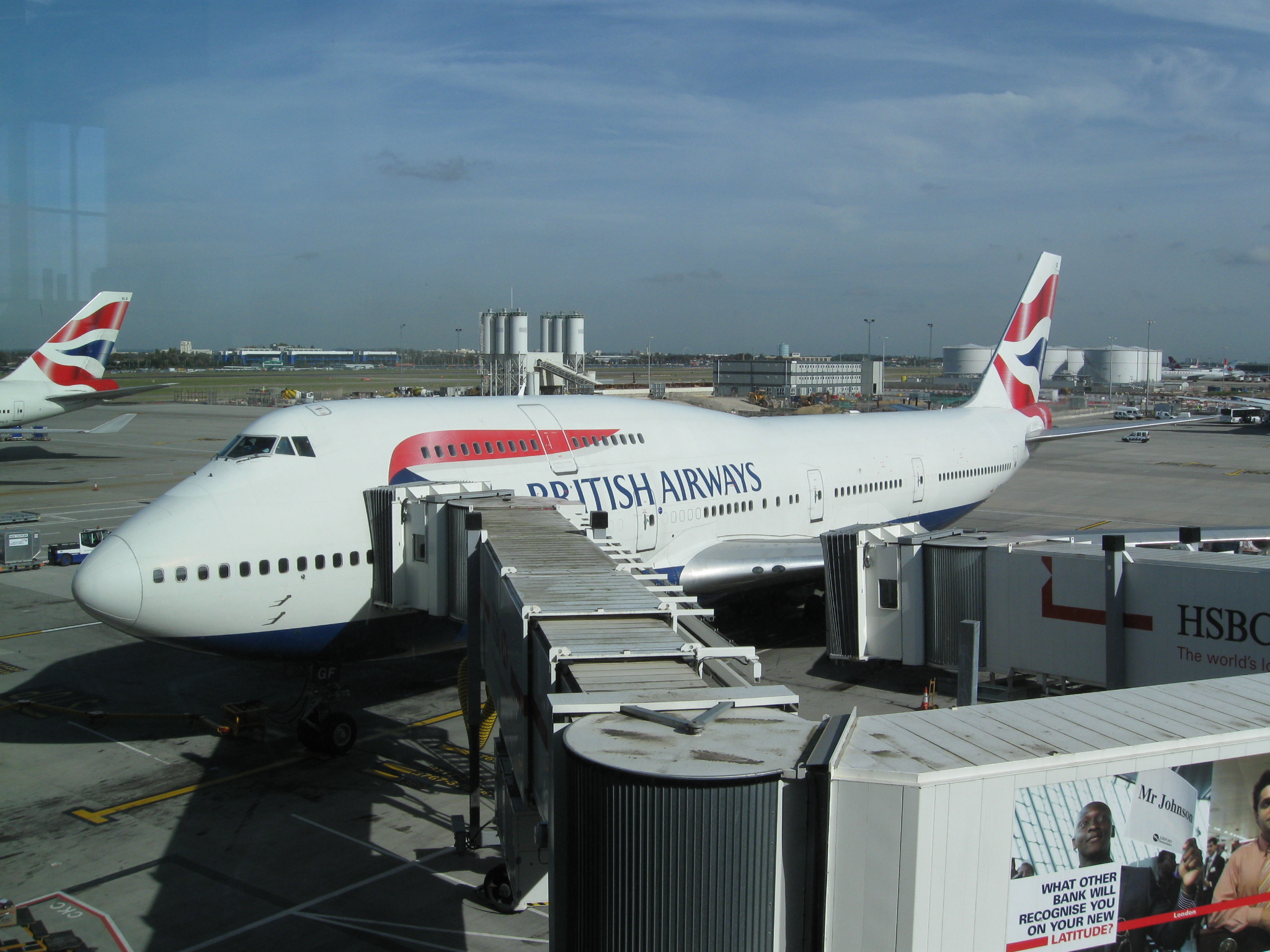 Boeing 747 British Airways Airport