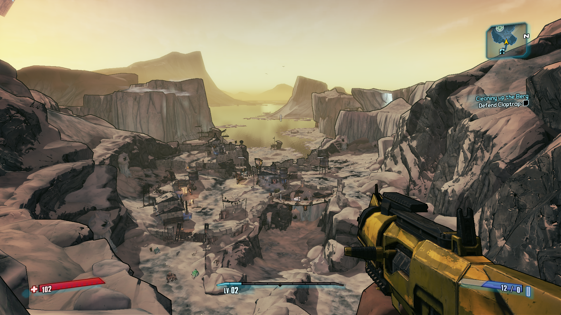 Borderlands 2 running at full, glorious 1080p on PC. As well as the impressive draw distances possible here, the game takes full advantage of physics-based ...