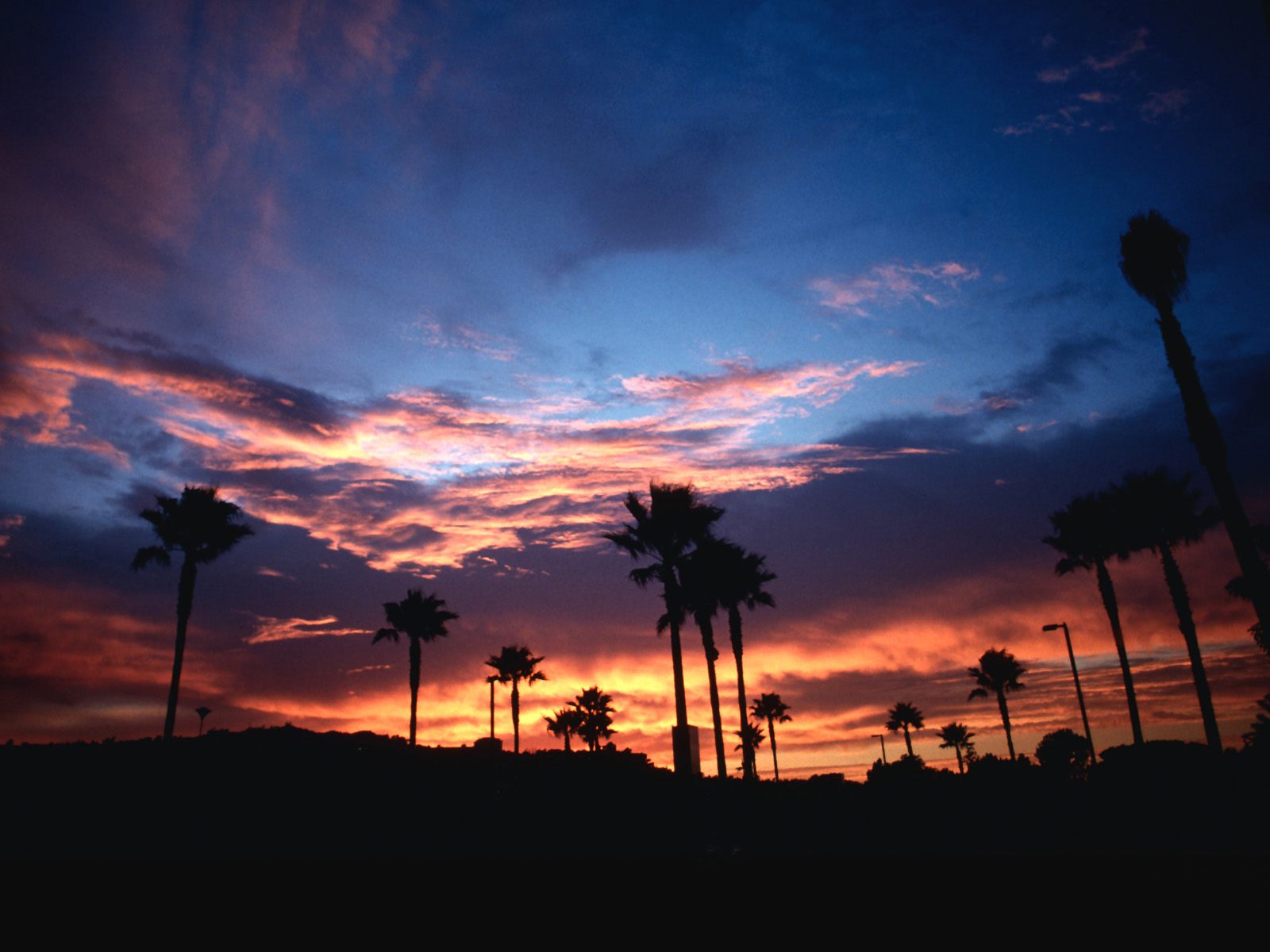 Charming California Sunset Wallpaper 1600x1200px