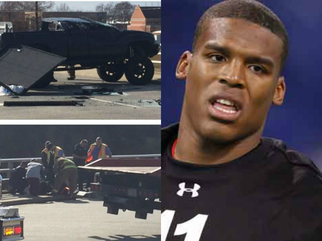 NFL Star Cam Newton Involved in a Car Accident, Was Sent to the Hospital