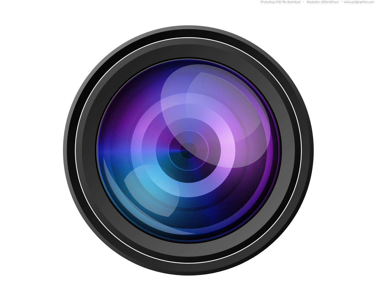 ... Camera lens icon