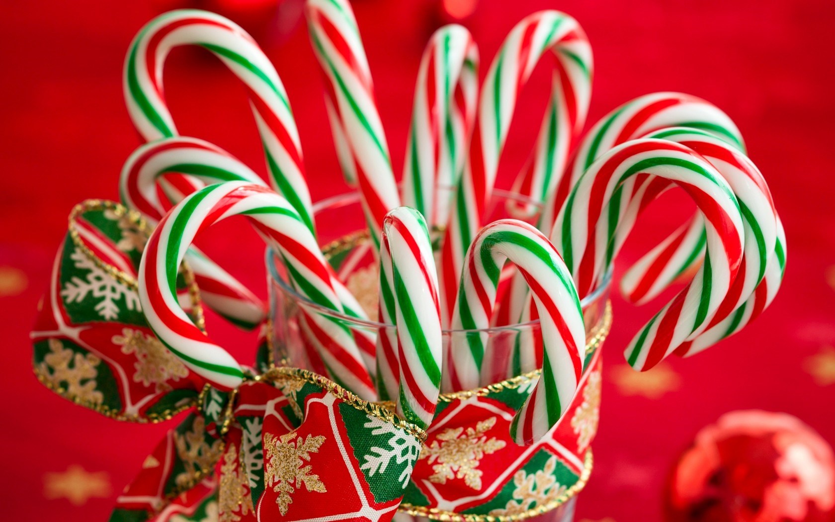 Candy Canes Striped Christmas New Year Holiday
