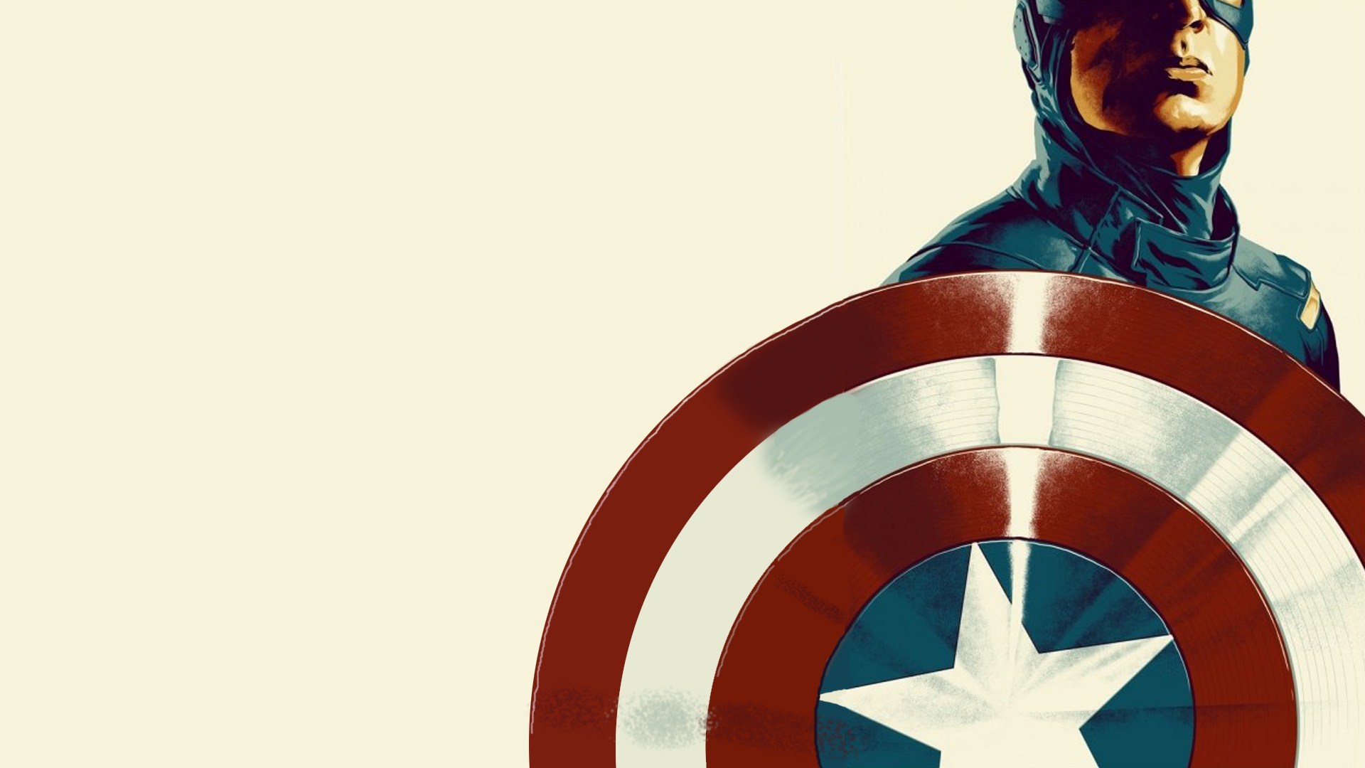Captain America Shield Poster Art