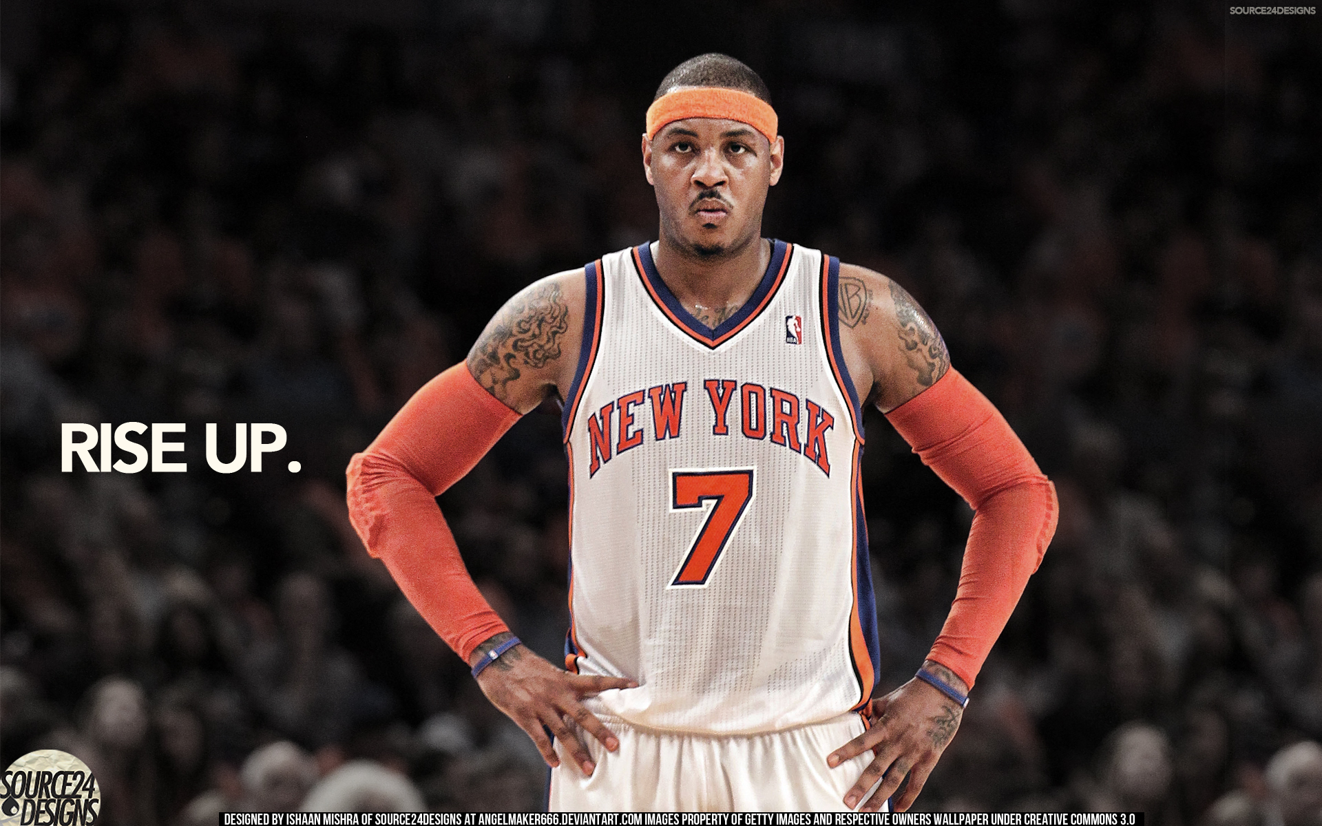 Carmelo Anthony Knicks Rise Up by IshaanMishra