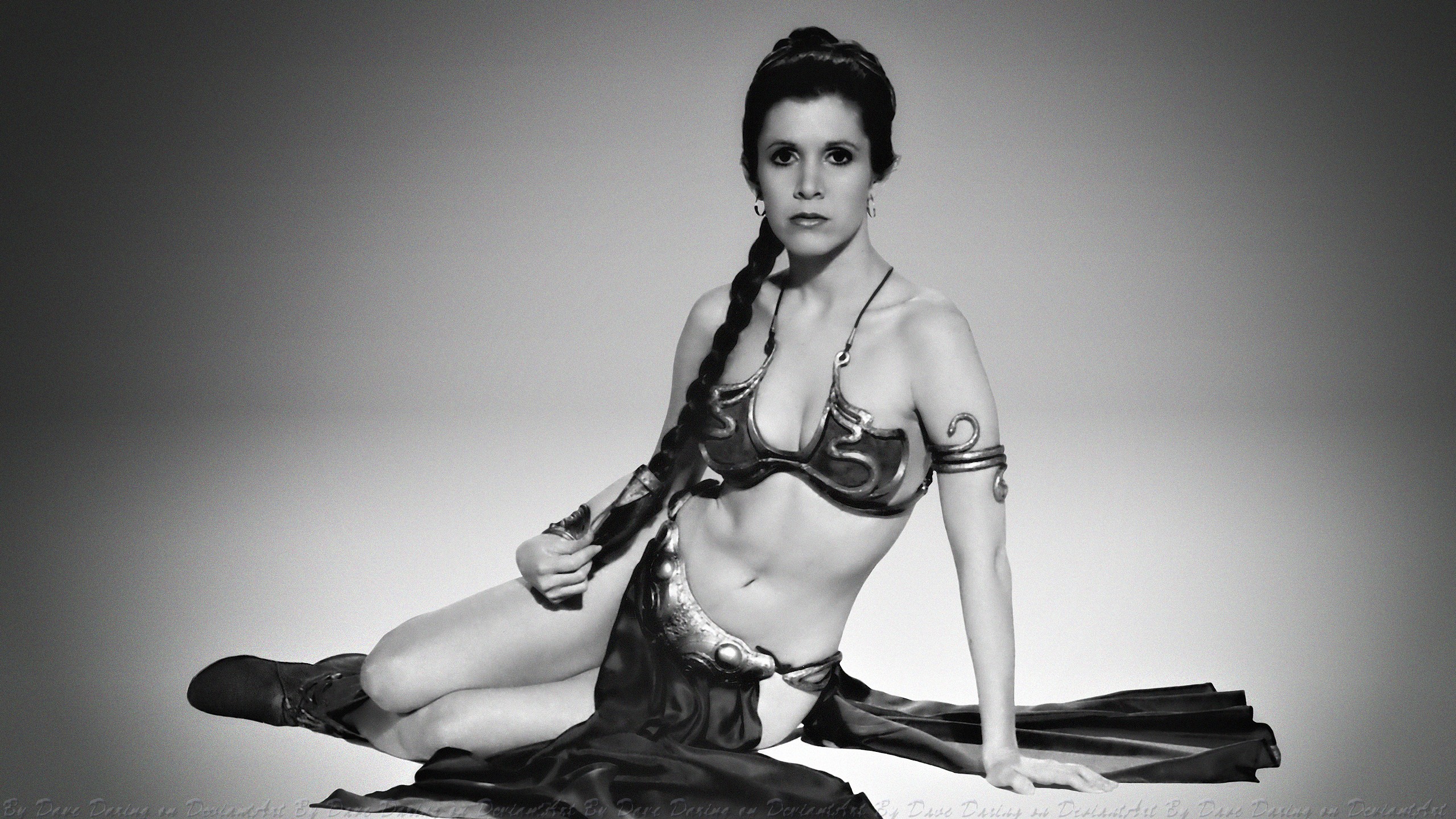 Carrie Fisher Slave Girl Princess VII by Dave-Daring