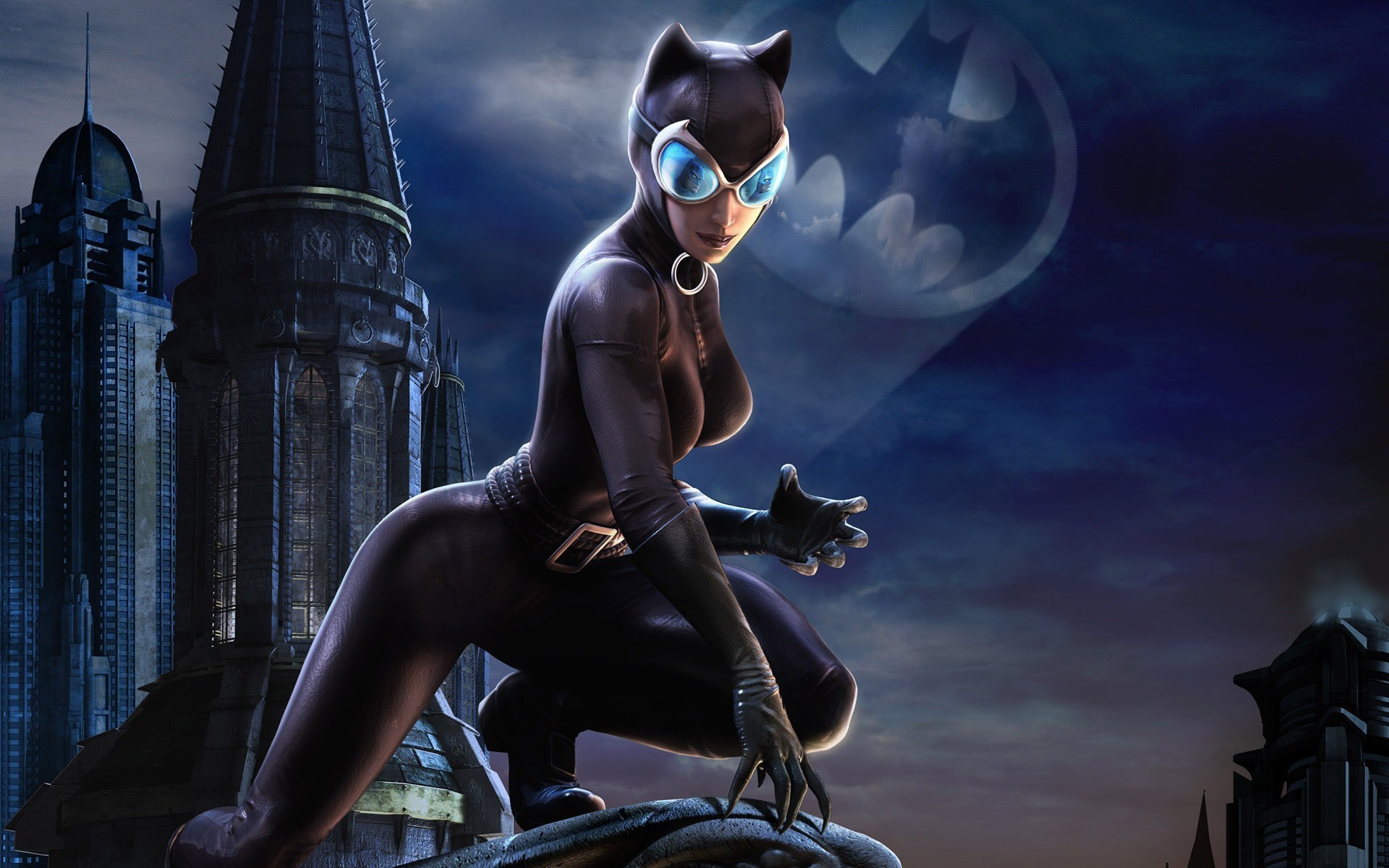 Catwoman Batman Arkham City Night Game
