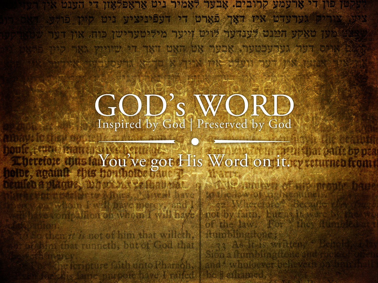 GOD's Word Christian HD Wallpaper