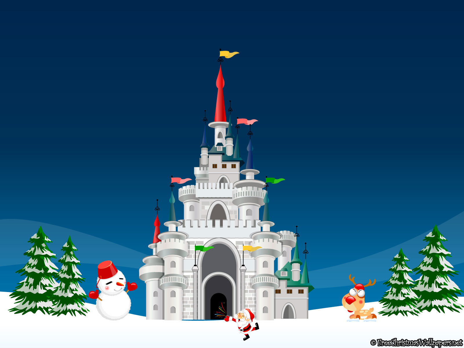Christmas castle