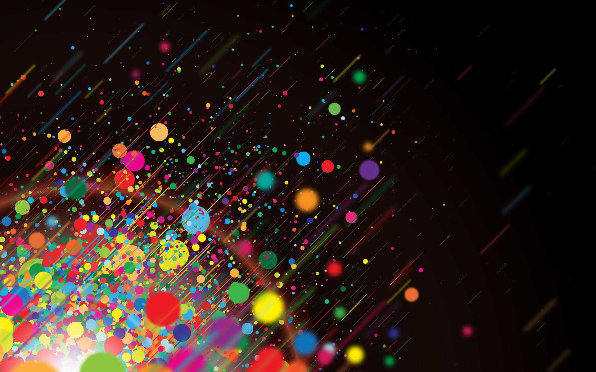 Colors Explosion Wallpaper Abstract 3D