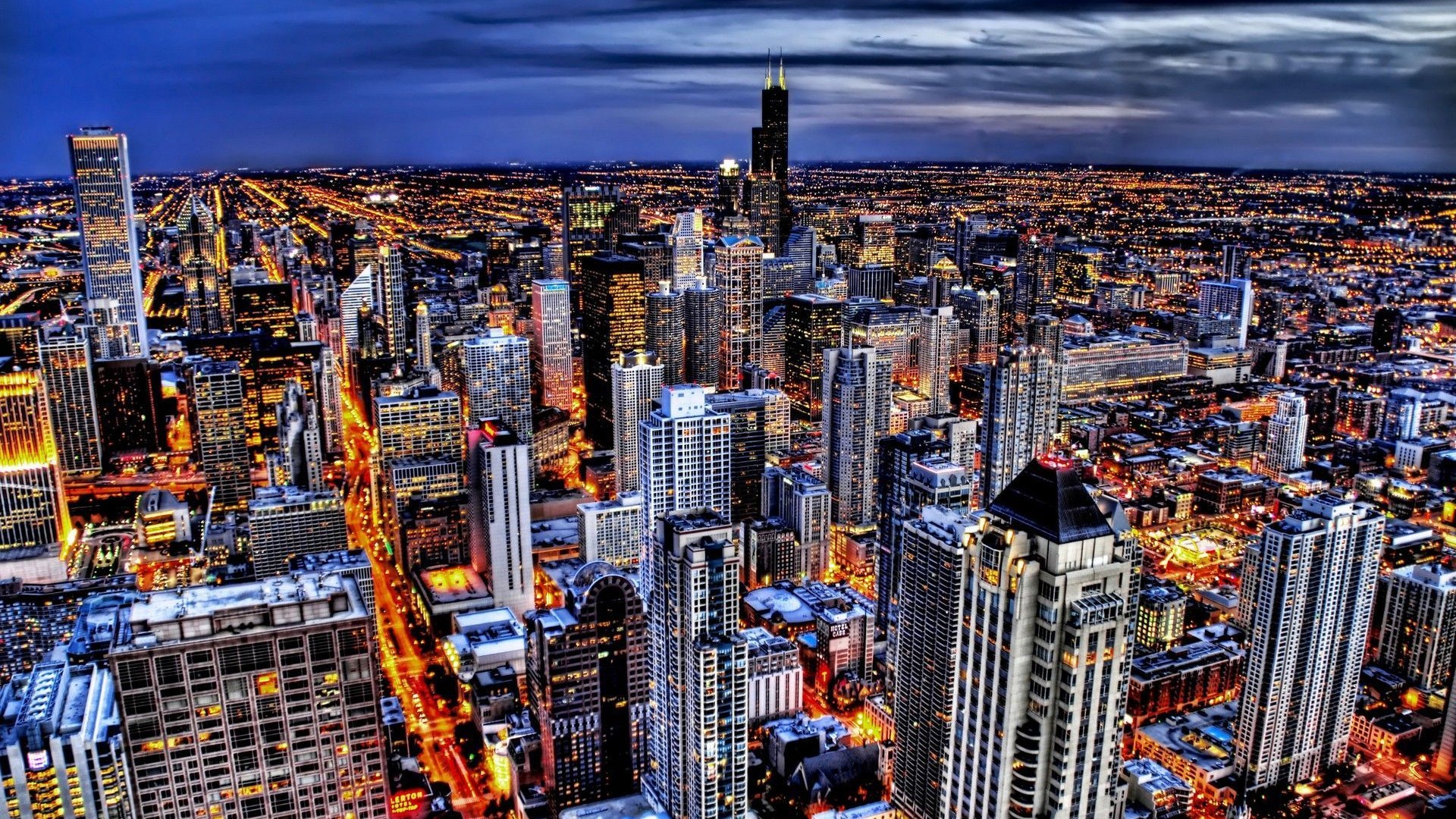 Astonishing Hd Wallpaper Chicago Skyline