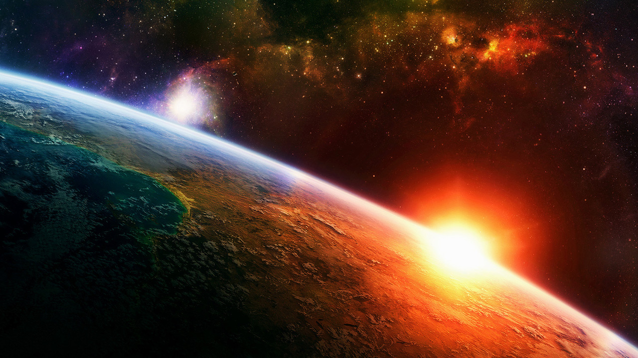 planetary sunrise constellation space light sun desktop hd wallpapers cool pictures widescreen