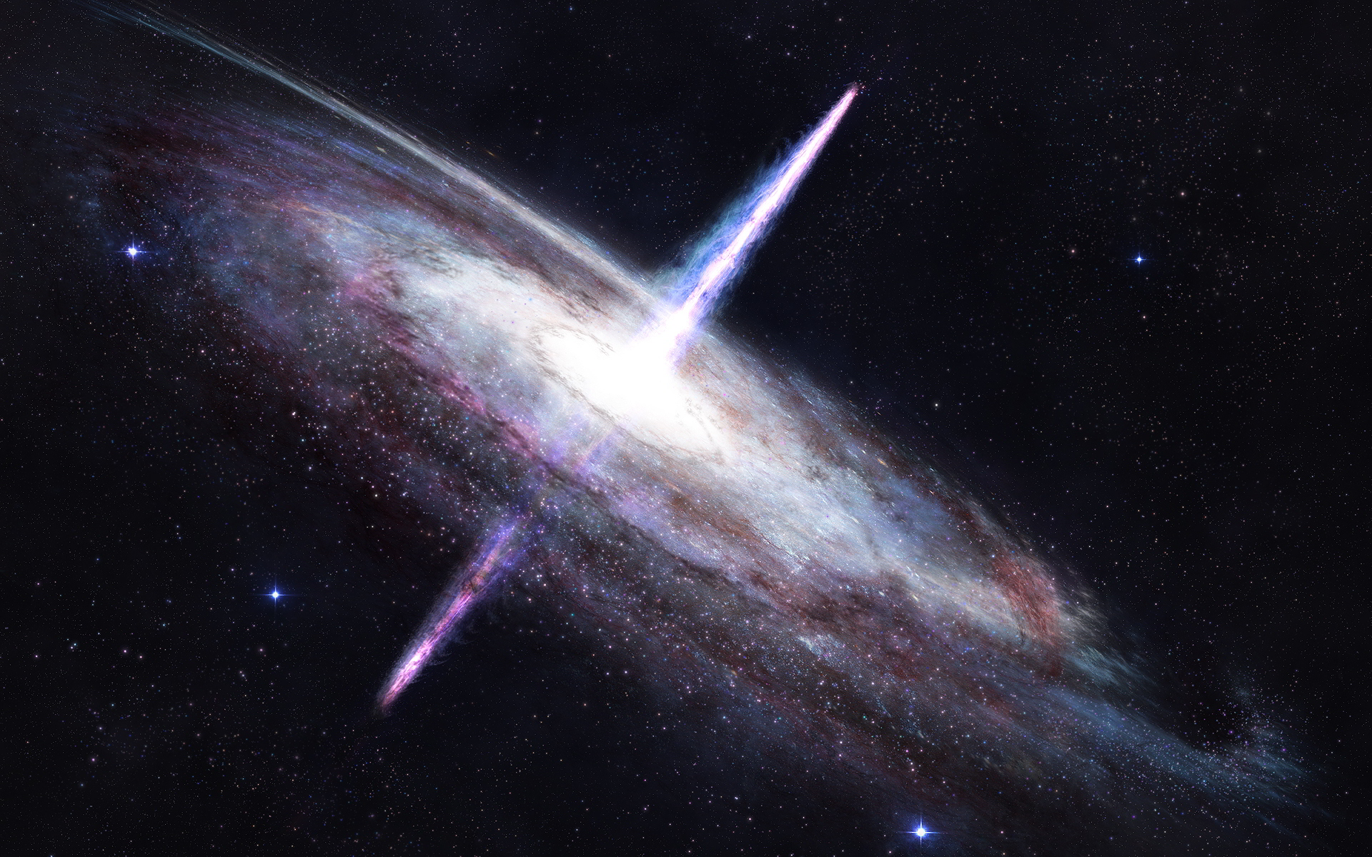 Cosmic Quasar Wallpaper 1920x1200 34449