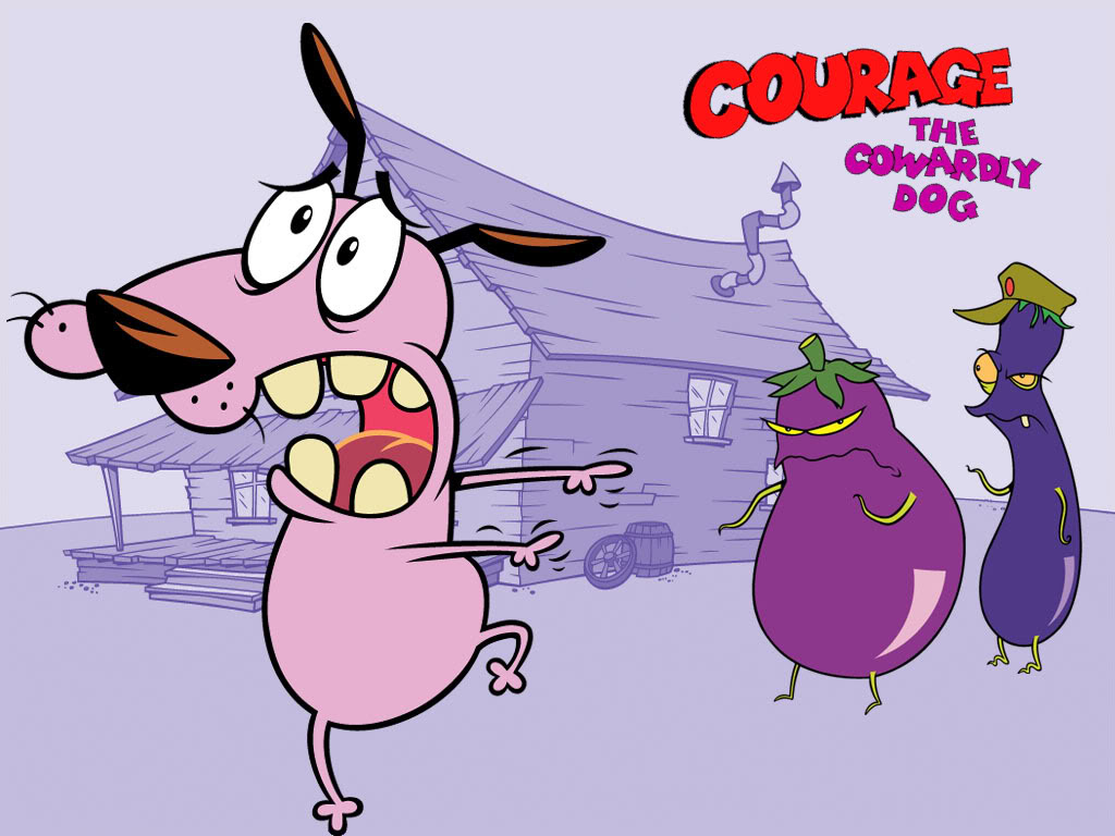 new courage the cowardly dog wallpaper