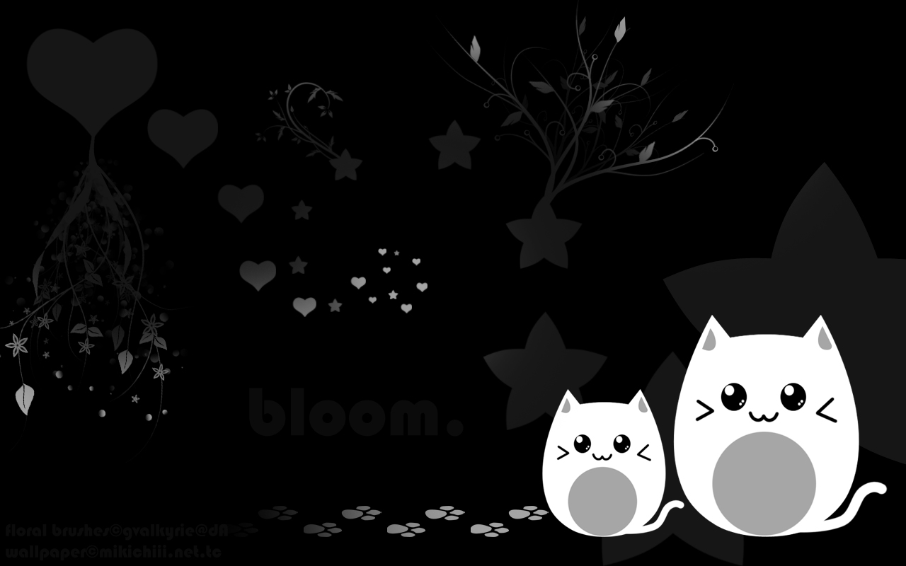 Cute Black Wallpaper