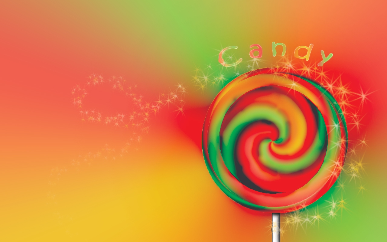 Cute Lollipop Wallpaper