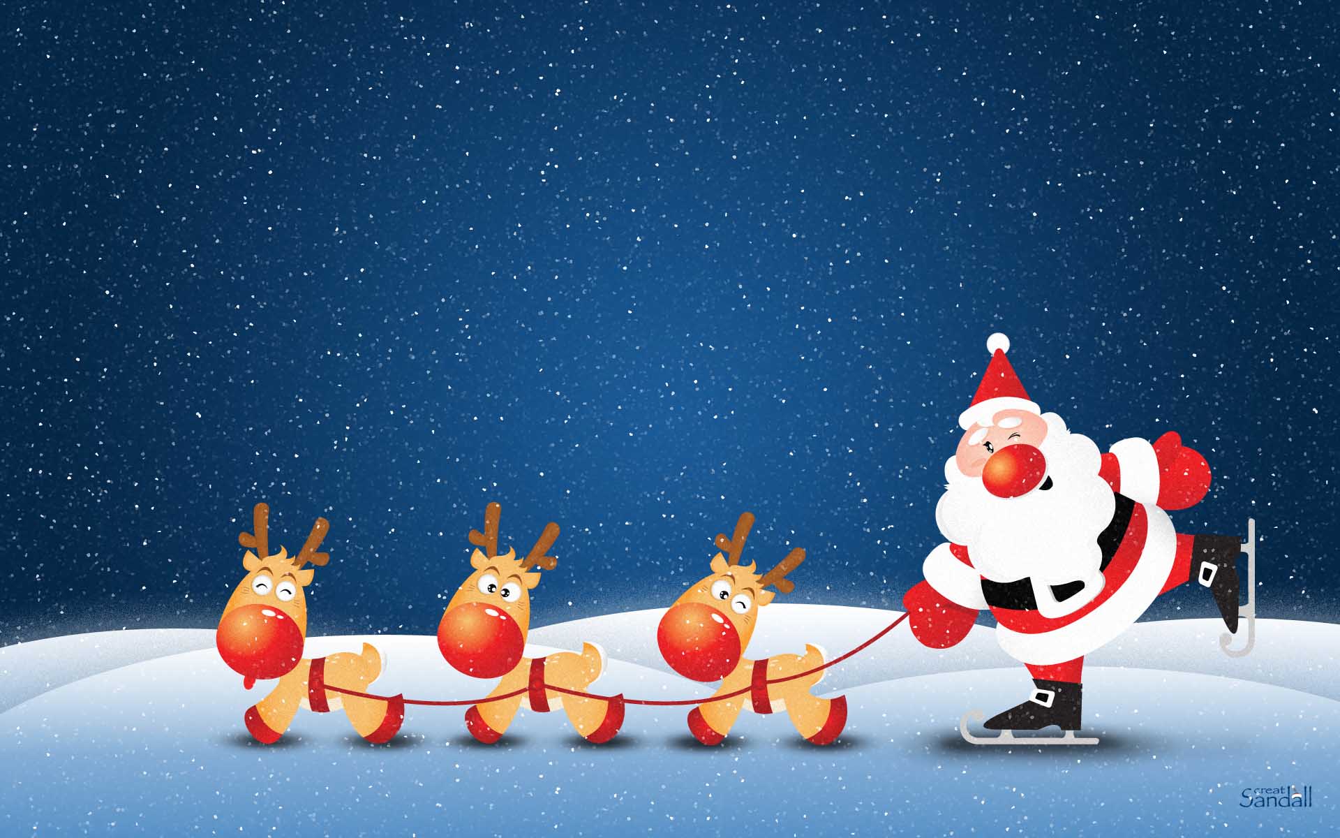 Cute Santa Claus Wallpaper