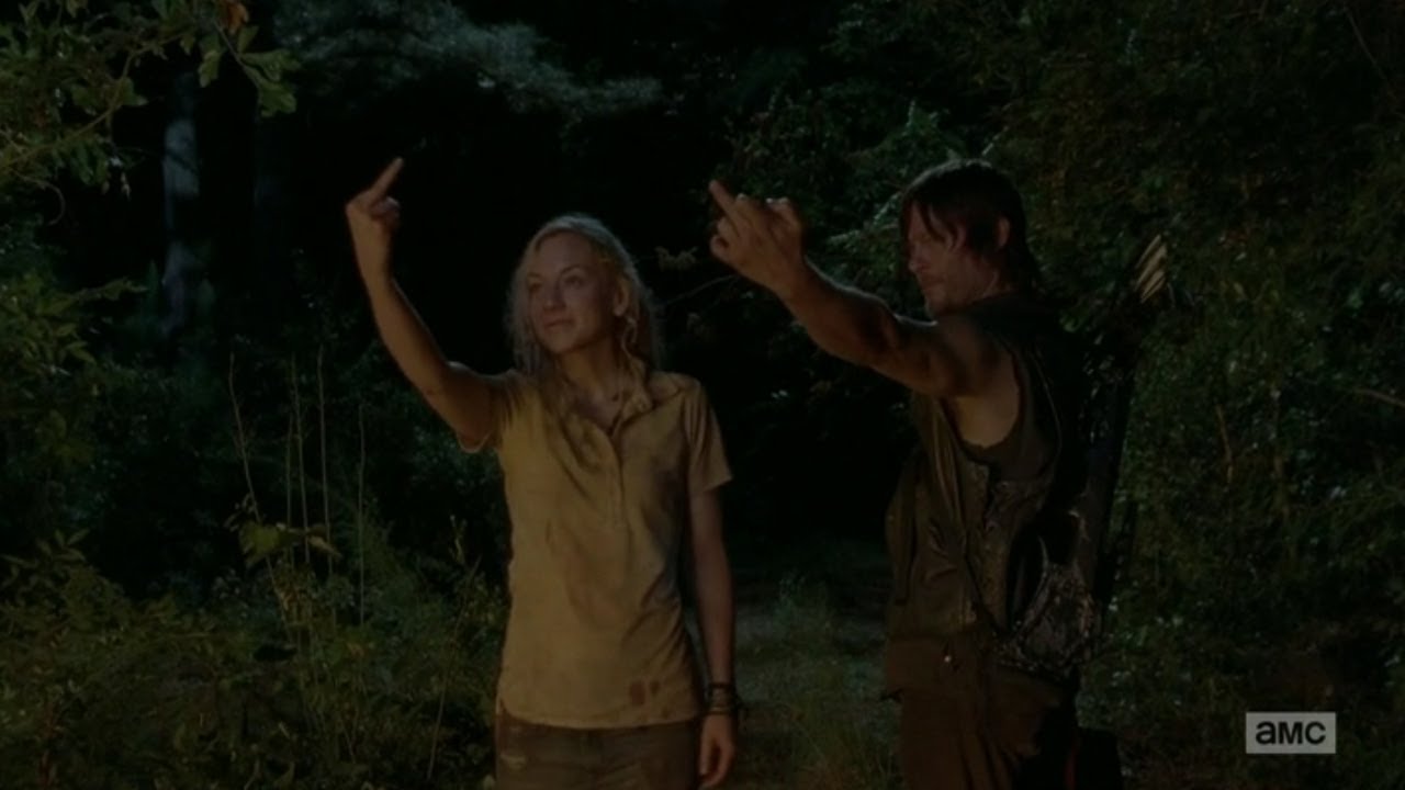 The Walking Dead 4x12 - Beth and Daryl Burn Down The House